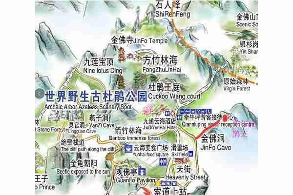 重庆金山公园地图图片