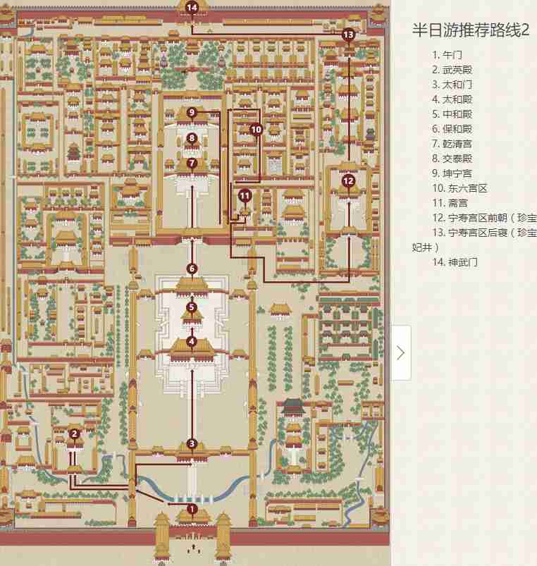 北京故宮半日遊攻略路線最佳景點